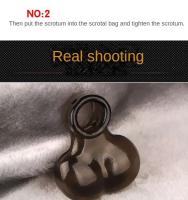 Leten Ring-juguetes sexuales para adultos y hombres, jaula para escroto, camilla de bolas, anillo masculino suave, retardante de eyaculación y erección - details 6