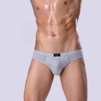 6 unids/lote nueva venta directa de fábrica sólida para hombre 100% algodón ropa interior de Bikini para hombre ropa interior Sexy para hombre - details 8