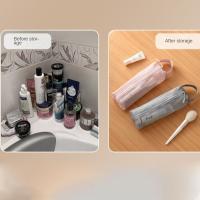Neceser de malla con asa práctica, bolsa de almacenamiento de artículos de tocador plegable y transpirable, bolsa de maquillaje ligera, bolso de lavado para niñas - details 3