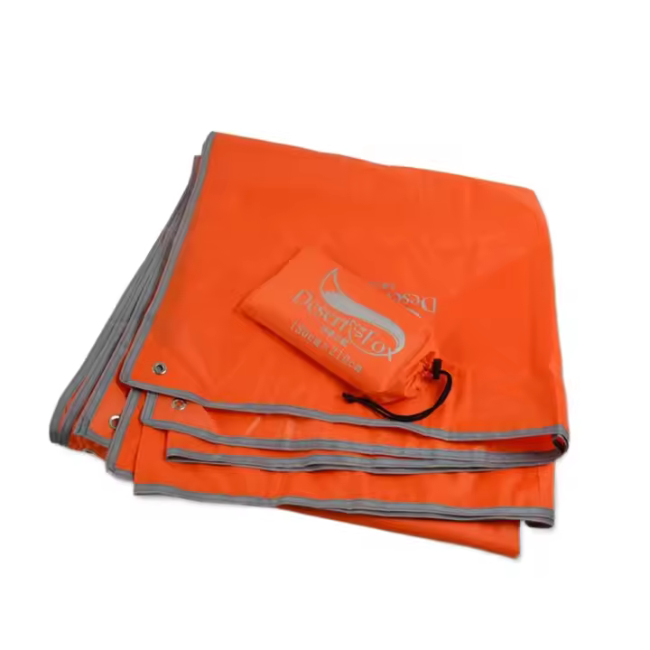 Lona de suelo ultraligera para exteriores, saco de acampada y senderismo, impermeable, con Huellas, para Playa, 150x210cm/200x210CM - 1