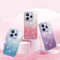 Funda de teléfono de lujo con carcasa antisísmica, brillante, estilo floral para Xiaomi Redmi Note 14 5G - details 0