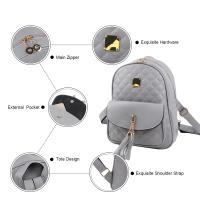 Mochila de Cuero PU para Mujer, Mochila Informal para Viajar, Trabajo Escolar, Bandolera, Conjunto de Mochila - details 9