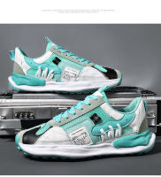 Nuevos zapatos deportivos de malla antideslizantes y transpirables con parches, suelas gruesas y mayor durabilidad para correr. - details 18