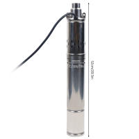 Bomba de Pozo Profundo Submersible de Acero Inoxidable Bomba de Agua Potente de 250 W con Tasa de Flujo Alta de 1600 L/h para Jardín - details 10