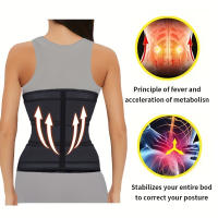 Faja de entrenamiento de cintura adelgazante para mujer: ajustable, transpirable y cómoda para control de barriga, soporte de espalda y recuperación posparto - details 3
