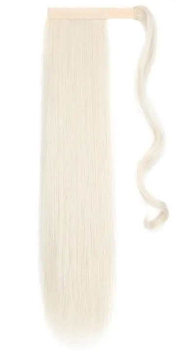 Extensiones de Cabello Natural Coleta Postiza Caballo Lacio para Belleza y Moda Tipo de Cabello Humano Diseño de Encaje - 1