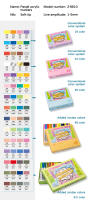 Knysna-Juego de rotuladores acrílicos de 84 colores, pinceles para tela, pintura de roca, cerámica, vidrio, lienzo, fabricación de tarjetas DIY, suministros de arte - details 6