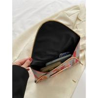Glovento - Bolsos para Mujer Cuadrados, Estampado Geométrico, Decoración Metálica, Moderno y Elegante - details 5