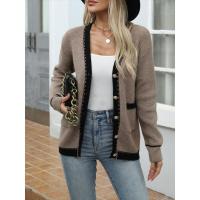 Pantalones elegantes con cuello en V Tendencia de primavera y otoño Suéter de punto atractivo - details 8