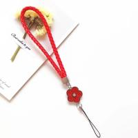 Cuerda de mano tejida de cuero creativa para teléfono móvil, cordón Universal, correa de muñeca, pulsera de cuerda corta, colgante de joyería - details 16