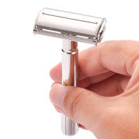 Afeitadora Clásica Nueva para Hombres con Seguridad y Plegabilidad en Acero Inoxidable Profesional para Barberos y Cuchillas de Afeitar - details 1