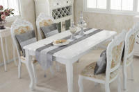 Corredor de Mesa de Terciopelo Plateado Moderno ANUMEI Cubierta de Mesa Gris Negro Decorativo Material Poliéster Hecho en China - details 28