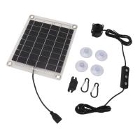 Conjunto Solar de 10W Bomba de Aireación de Filtrado Hidropónico 12V Bomba Submersible para Tanque de Peces, Roca, Estanque, Fontana - details 1