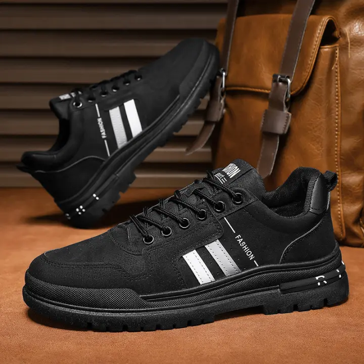 Botas de Trabajo para Hombres Primavera Zapatos Deportivos Antideslizantes para Trabajo al Aire Libre y Escalada - 1