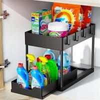 Organizador de Cocina de Acero de 2 Niveles Almacenamiento de Champú, Detergente, Especias - details 5