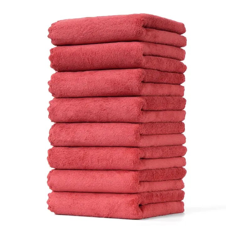 Juego de Toallas de Baño de 8 piezas,35x75cm, suaves y absorbentes , Secado - 1
