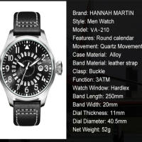 Reloj de cuarzo piloto DUGARY, moda Original para hombre, reloj de pulsera deportivo militar, marca luminosa de aviación China, reloj Masculino - details 4