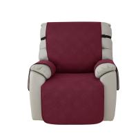 Funda antideslizante para sillón reclinable de 1 asiento, funda antisuciedad con correa elástica, Protector de muebles para sala de estar - details 0