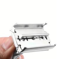 Maquinilla de afeitar de doble filo, afeitadora de barba de seguridad en forma de T con cuchillas de repuesto, afeitadora Manual portátil, adecuada para usos de viaje en casa - details 0
