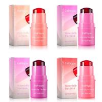 EELHOE 3 en 1 mejilla labio teñido humectante rubor en barra ojos mejilla labio crema iluminadora agua gelatina tinte en barra maquillaje de contorno mate - details 8