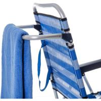 Pack 2 Sillas Playa Plegables |   Ligera Portátil |   Baja y Reclinable de 4 Posiciones |   para Camping, Piscina, Terraza o Jardín Azul - details 22