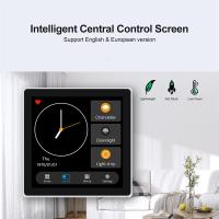 Panel de Control de hogar inteligente Zigbee múltiple, interruptor de 4 pulgadas, Control de pantalla táctil en la pared, Tuya, EUplug - details 15