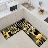 Alfombra de estilo geométrico para puerta de entrada, alfombrilla antideslizante para sala de estar, alfombra absorbente para baño, Alfombra de cocina, alfombrillas de bienvenida para puerta delantera - details 10