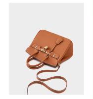 Bolso de hombro de cuero para mujer, bolso Kelly, Lychee Platinum, versátil, regalo para niñas, accesorios para atuendo, moda - details 20