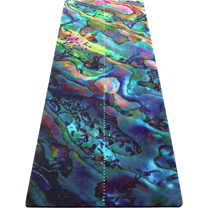 180 x 65 x 0,4 Esterilla de Yoga |   Antideslizante ColchonetaToalla de Lujo. Natural y Ecológica |   Ideal para Yoga, Pilates, Ejercicio, Fitness, Hot o Bikram - 1