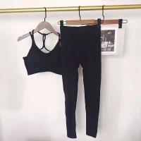 Conjunto de sujetador deportivo para mujer, malla profesional para levantamiento de cadera, FINESS, amortiguador, correr, Tre de yoga, ropa de entrenamiento, 2 - details 10