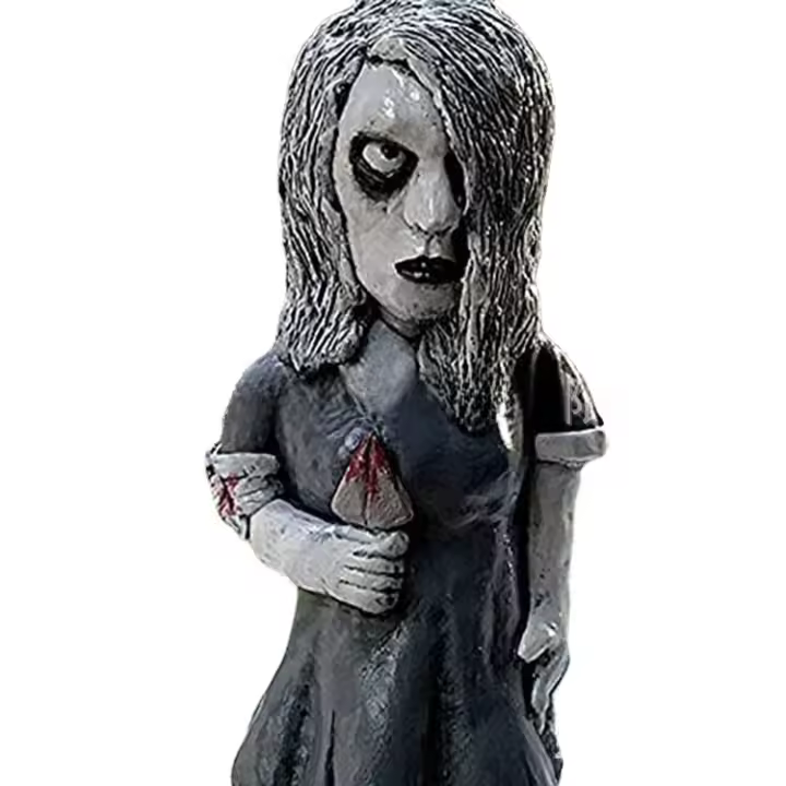 Figura de la muñeca de la resurrección del payaso POP, modelo decorativo, adorno de juguete, fantasma, bebé, motosierra - 1