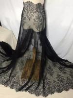 Encaje de Pelo con Hilo Único de Malla Ultra Delgada 3 METERS Accesorios de Vestido DIY Hechos a Mano para Bodas Materiales de Boda Tela de Red Poliéster Decoraciones para Fiestas - details 4