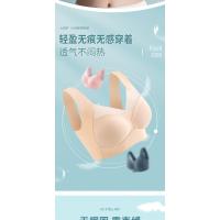 Sujetador De Deporte Para Mujer Talla Grande En Lentejuelas Sin Costuras Transversales Sin Aros Top Sin Apoyo Wireless - details 10