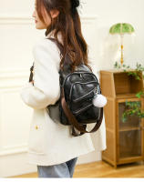 Mochila retro de cuero para mujer, mochila informal, pequeña, de viaje, Vintage, a la moda - details 21