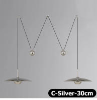 LEFAN-Lámpara de araña telescópica con polea, candelabro de elevación ajustable, diseño de personalidad para restaurante, Bauhaus Cafe - details 11