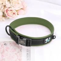 Collar perro acolchado de nailon personalizado, reflectantes personalizados para perros pequeños, medianos y grandes, collares - details 7