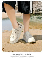 Nuevo Baotou zapatos de agujero para niños sandalias casuales de playa hueca transpirable de suela gruesa antideslizante de secado rápido uso exterior zapatos de moda - details 4