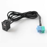 Conjunto de cableado de Cable adaptador de puerto USB AUX de extensión de Radio para Hyundai Kia Sportage - details 5