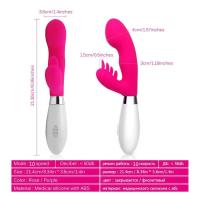 Masturbador femenino de palo AV doble para mujeres estimulador del clítoris impermeable dildo vibrador juguetes sexuales masturbación productos para adultos - details 6