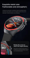 2025 nuevo Reloj inteligente de grado médico HRV para hombres azúcar en sangre presión arterial ritmo cardíaco 1,43 pulgadas Super Retina 360*360 Pantalla AMOLED 530mAh batería Bluetooth llamada salud Smartwatch - details 6