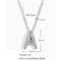 Collar de acero inoxidable para mujeres, joyería de primera capa, colgante, Gargantilla - details 4
