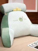 Almohada de lectura triangular de seda Ideal para embarazadas, respaldo grande, almohadas para sofá y cama - details 32