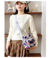 Nuevo bolso de tela de flores de hombro, bolso de mensajero informal de moda, mochila pequeña de compras - details 22