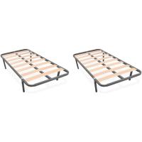 Estructura de Planchas de Acero 30x30mm con Patas Tubo de Acero Pintura Epoxy Gris Marco de Cama - details 18