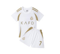 Riad Dos 24-25 Blanco No. Camiseta de fútbol 7 Club para niños y adultos, tallas 14-3XL No. Adultos, - details 4