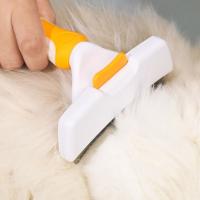 Removedor de pelo de mascotas multifuncional de acero inoxidable, peine de adelgazamiento seguro para mascotas, peine antideslizante para el pelo de perro para el cuidado del perro - details 3