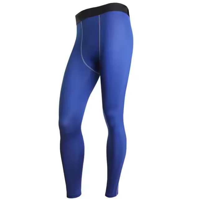 Mallas de compresión para hombre, mallas deportivas para correr, gimnasio, baloncesto, Licra, entrenamiento, Fitness, pantalones de ejercicio - 1