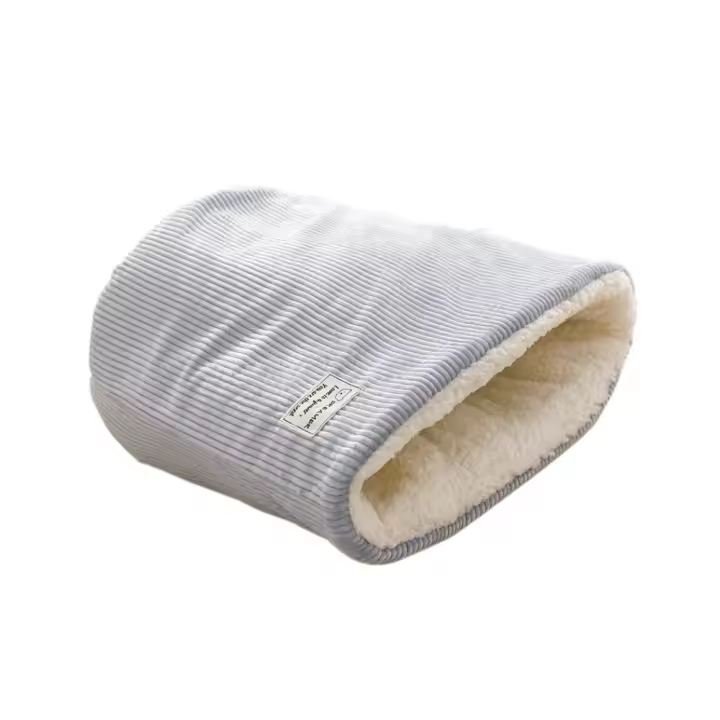 Cesta de cama para gatos de estilo japonés, saco de dormir grueso y cálido para gatos, perrera suave y cómoda de felpa para cachorros y gatos - 1