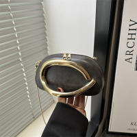 Bolso con caja de cadena de Metal para mujer, nuevo bolso de hombro tipo bandolera, bolso de noche para mujer 2025 - details 3