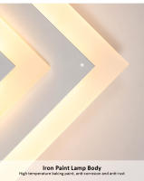TOMAXIN 24CM Coffee White Square Acrylic LED Light For Room Ceiling Lights Bedroom Aisle Lights Ceiling Lamp Indoor Lighting - details 14